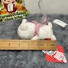 Kaomoji Nyanko Cat White Amuse Amufun Plush 4  Keychain Stuffed Toy Doll Japan
