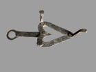 Early American Antique Wrought-iron Heart Hearth Brandreth Trivet