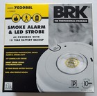 Brk 7020bsl Smoke Alarm Detector W led Strobe Light   10-year Battery Backup