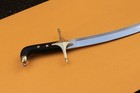 Ottoman Shamshir Kilij Sword 38  Handmade Curved Saber With Scabbard Collectible