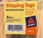 4 Pkgs 100- Avery 4-3 4 X 2-3 8 Manila Inventory Shipping Tags Wire String New
