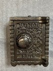 Kenton Small Antique Cast Iron   Tin Safe-shaped Union Bank W  Combination Lock