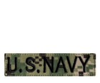 U s  Navy Nwu Type Iii  u s  Navy  Name Tape 1 25  X 7 5   each 