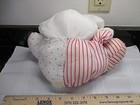 Fisher Price White Mouse Baby s First Christmas Puffalump Rattle Stripes Plush