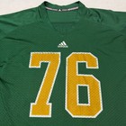 Adidas Notre Dame Fighting Irish Football Jersey Stanger 76 Y2k Green Mens 2xl