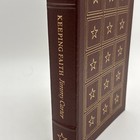 Signed Easton Press  keeping Faith  President Jimmy Carter  1982  Full Leather 