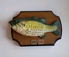 1999 Gemmy Big Mouth Billy Bass Animated Fish Plaque Musical  Fun Working 12in