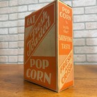 Vintage 1930s Eat Fresh Toasted Pop Corn Box Popcorn Drive In Movie Theater