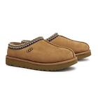 Ugg Tasman Chestnut Classic Wool Slipper Suede Flats Women s Shoes New And Box