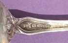      Irian By Wallace  Sterling Silver Spoon Pat 1902 Monogrammed 6  Flatware     