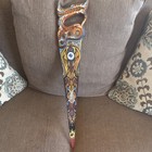  1 1 Vintage Hand Painted Saw    be The Fire    Pin Stripe Mult  Media 