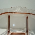 Vintage Antique Cambridge Elegant Pink Glass Four Section Celery relish Tray 