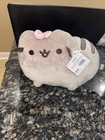 Pretty Blushing Pusheen Plush Gund Stuffed Animal Bow Pink Hot Topic Exclusive