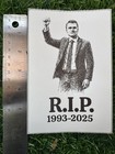 Rest In Peace Charlie Kirk Stickers 4   x6    Pack Of 5 - 1993-2025 Rip  5 Total 