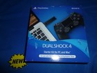 New Open Box Sony Playstation Dualshock 4 Ps4 Controller Starter Kit For Pc Mac