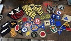 Original Vintage Wwii Us Military Collection Of 43 Patch Lot