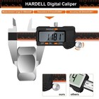 Digital Caliper 6 Inch Stainless Steel Caliper Measuring Tool With Large Lcd    