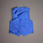Izod Boys Formal Vest Size 14 Regular Silver blue Solid Polyester