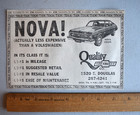 1974 Chevy Nova Coupe Car Dealership Original Vintage Newspaper Print Ad