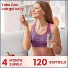 Astaxanthin 12mg 120 Softgels  4 Month Supply triple Strength non-gmo eye Health