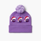 Mcdonald   s Grimace Holiday Pom Beanie Winter Cap Hat - New