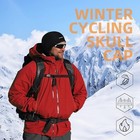 Rockbros Skull Cap Winter Cycling Cap Windproof Fleece Thermal Hat Helmet Liner 