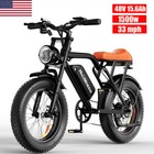 1500w Electric Bike For Adult 60mile 33mph 20   Fat Tire Off-road Mountain Ebike