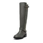 Women s Wide Calf Knee High Boots Low Heel Riding Boots Winter Warm Boots