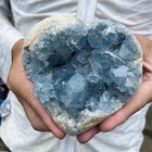 1 9lb Natural Blue Celestite Geode Quartz Crystal Mineral Specimen Healing