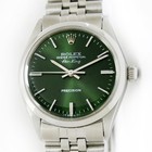 Vintage Rolex Air-king Automatic Green Dial 34mm Men Steel Watch Ref 5500 1002