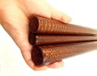 Real Snakewood Round Rod Lumber Craftwood Polished Bar Materials