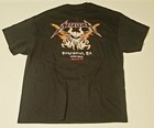 Metallica T Shirt Pasadena Ca Concert Event 07 29 17 Hardwied Tour 2017 New 2xl