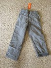 Nwt Gymboree Boys Pull On Pants Gray Jersey Lined Gymster Buffalo Lodge 5 6 7 8