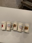 Michelob Busch Budweiser Beer Mug Set Of 5 Collectible Breweriana United States