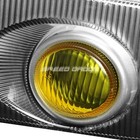 For 92-95 Honda Civic 2dr 3dr Amber Lens Bumper Fog Light Lamps W bezel Switch