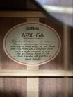 Yamaha Apx-6a Acoustic-electric Guitar     Thin Body Cutaway     Dark Green