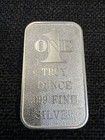 Vintage Rare 1974 The Coin Wholesaler 1 Troy Oz 999 Fine Silver Bar Perfect