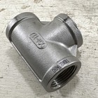 Lot Of 5 New Msi 304 Stainless Steel Tee 3 4  Npt Pipe Fitting Yii 150