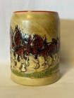 Budweiser Champion Clydesdales Stein Cs19 Variant 1980 Ceramarte Brazil