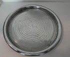 Vintage 1930s Chase Chrome Art Deco Tray 11-3 4 