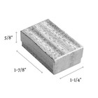 Novel Box Silver Foil Cotton Filled Jewelry Gift Boxes - 100 Pcs