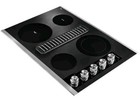 Kitchenaid 30 In  Electric Downdraft Cooktop Stainless Steel 4 Burner Kced600gss