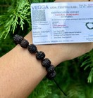 Lab Certified Natural Rudraksha Rudraksh Bracelet Adjustable 5 Mukhi 5 Face Blk