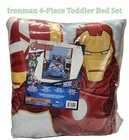 Marvel Ironman Toddler Bedding 4pc Set  new 