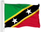 G128 Combo Usa Flag 3x5 Ft   Saint Kitts And Nevis Flag 3x5 Ft Both 150d Poly