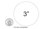 3  Pink Round Label Dots Stickers Color Coding Inventory 3 Inch Dot