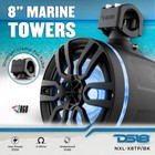 Ds18 Hydro Nxl-x8tp bk 8  Marine Towers 375 W Max 125 W Rms 4 Ohms  pair 