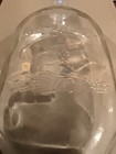Vintage Old Quaker 1 Pint Whiskey Bottle Rare Unique Raised Embossed Glass Logos