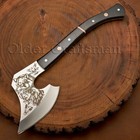 14  Viking Hatchet Custom Made Forged Tool Steel tactical Hunting Survival O-191