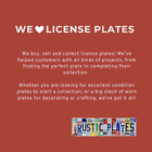 Starter Pack Of 10 License Plates From 10 Different States In Craft Condition